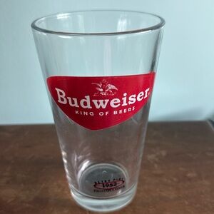 Vintage Budweiser 1952 King of Beers Retro Pint Collectors Series Glass
